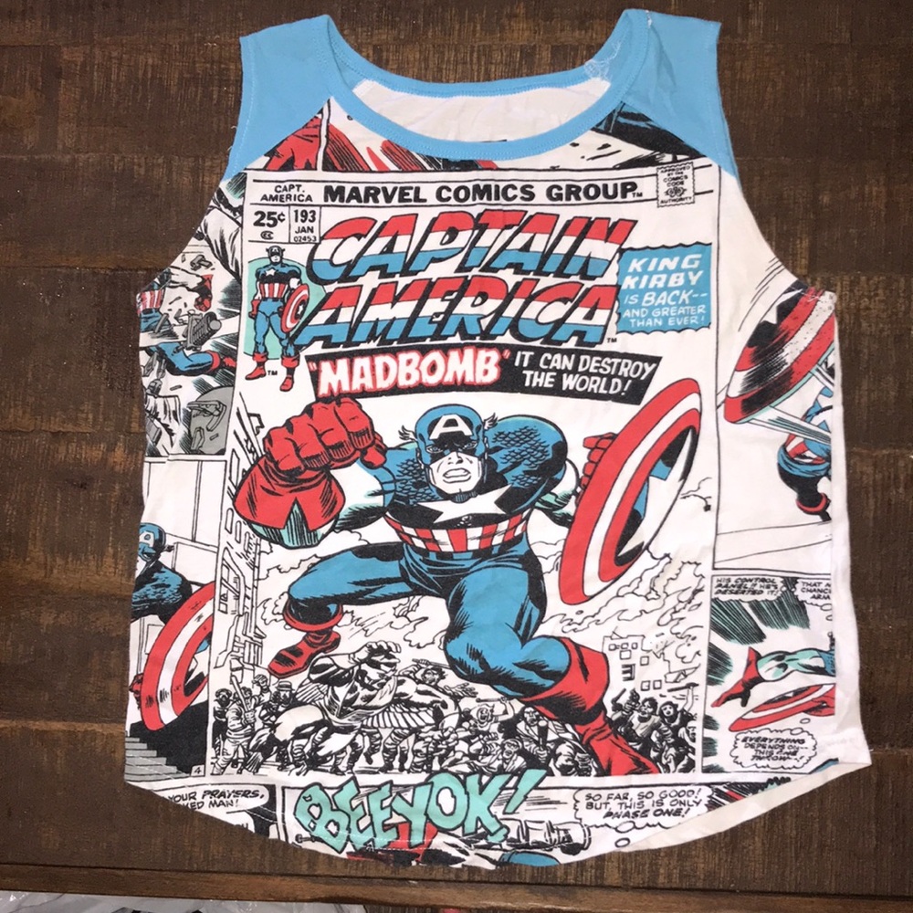 Captain America tank top